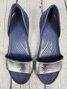 CROCS | Lina d'orsay open toe slip-on sandals shoes